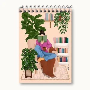 دفتر یادداشت دختر کتابخوان