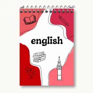 دفتر یادداشت انگلیسی