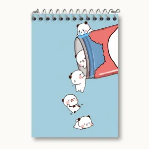 دفتر یادداشت پانداهای بامزه