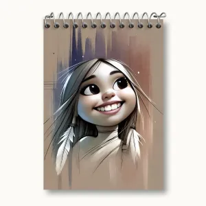 دفتر یادداشت دختر سرخ پوست