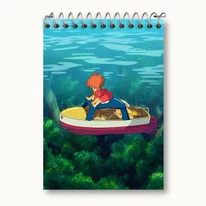 دفتر یادداشت انیمه پونیو (Ponyo)