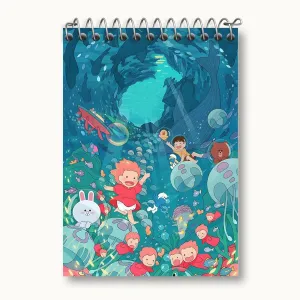 دفتر یادداشت انیمه پونیو (Ponyo)