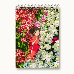 دفتر یادداشت انیمه شهر اشباح (Spirited Away)