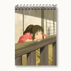 دفتر یادداشت انیمه شهر اشباح (Spirited Away)