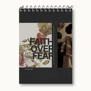 دفتر یادداشت Faith over fear