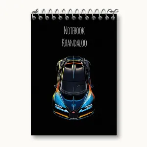 دفتر یادداشت ماشین اسپرت(Bugatti Chiron)