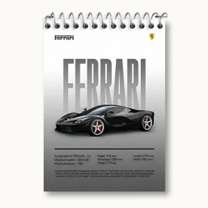 دفتر یادداشت فراری (Ferrari La Ferrari Black 2015)
