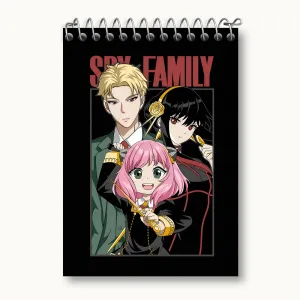 دفتر یادداشت انیمه اسپای ایکس فمیلی (Spy × Family)