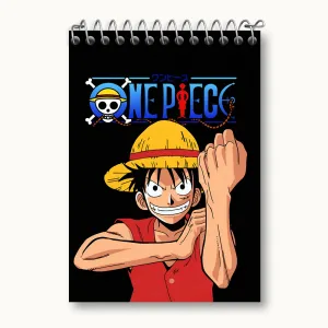 دفتر یادداشت لوفی انیمه وان پیس (One Piece)