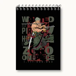 دفتر یادداشت انیمه وان پیس (One Piece)