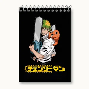 دفتر یادداشت انیمه مرد اره ای (Chainsaw Man)