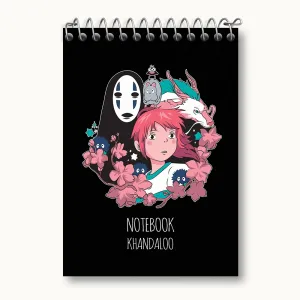 دفتر یادداشت انیمه شهر اشباح (Spirited Away)