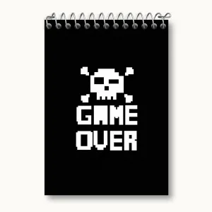 دفتر یادداشت Game over