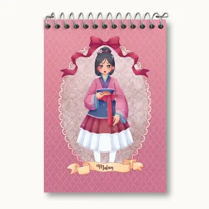 دفتر یادداشت پرنسس های دیزنی (Mulan)