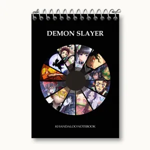 دفتر یادداشت انیمه شیطان کش (Demon Slayer)