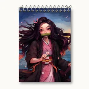 دفتر یادداشت انیمه شیطان کش (Demon Slayer)