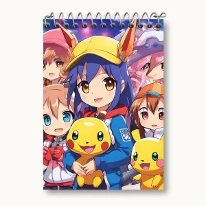 دفتر یادداشت انیمه پوکمون (Pokemon)