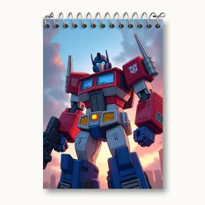 دفتر یادداشت فیلم ترنسفورمرز (optimus prime)