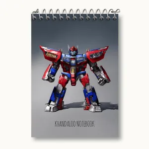 دفتر یادداشت فیلم ترنسفورمرز (optimus prime)