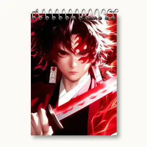 دفتر یادداشت انیمه شیطان کش (Demon Slayer)