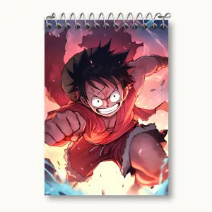 دفتر یادداشت انیمه وان پیس (One Piece)