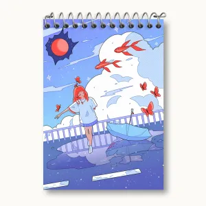 دفتر یادداشت دخترانه فانتزی