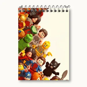 دفتر یادداشت لگو شخصیت های مارول (Marvel Lego)