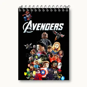 دفتر یادداشت لگو شخصیت های مارول (Marvel Lego)