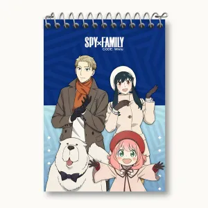 دفتر یادداشت انیمه اسپای ایکس فمیلی (Spy x Family)