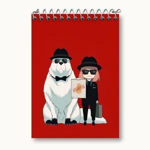 دفتر یادداشت انیمه اسپای ایکس فمیلی (Spy x Family)