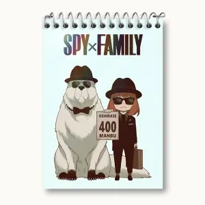 دفتر یادداشت انیمه اسپای ایکس فمیلی (Spy x Family)