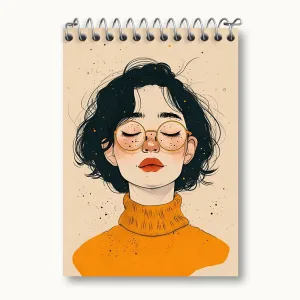 دفتر یادداشت دخترانه فانتزی