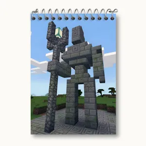 دفتر یادداشت بازی ماینکرافت (Minecraft)