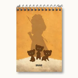 دفتر یادداشت مریدا انیمیشن دلیر (Brave)