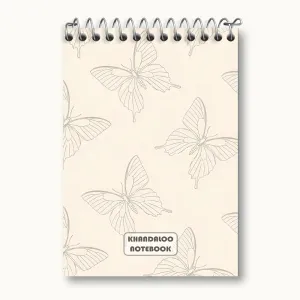 دفتر یادداشت پترن پروانه(Butterfly)