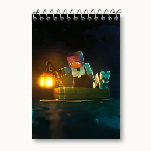 دفتر یادداشت بازی ماینکرافت (Minecraft)