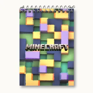 دفتر یادداشت بازی ماینکرافت (Minecraft)