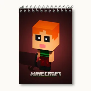 دفتر یادداشت بازی ماینکرافت (Minecraft)