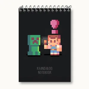 دفتر یادداشت بازی ماینکرافت (Minecraft)