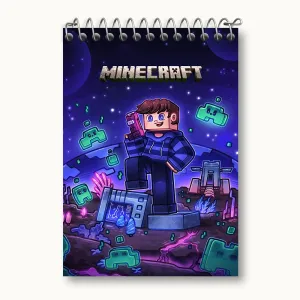 دفتر یادداشت بازی ماینکرافت (Minecraft)