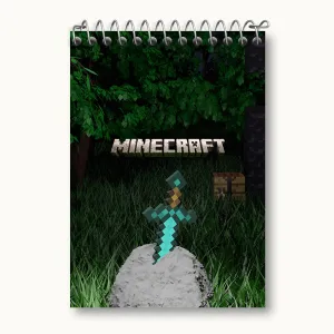 دفتر یادداشت بازی ماینکرافت (Minecraft)