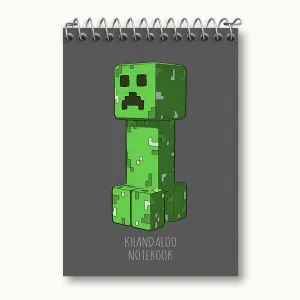 دفتر یادداشت بازی ماینکرافت (Minecraft)
