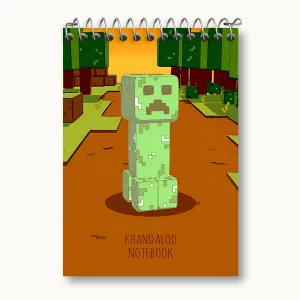 دفتر یادداشت بازی ماینکرافت (Minecraft)