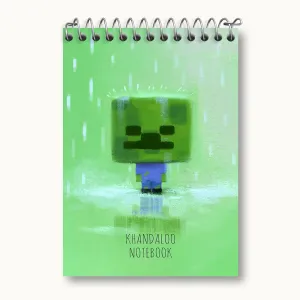 دفتر یادداشت بازی ماینکرافت (Minecraft)