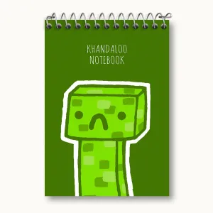 دفتر یادداشت بازی ماینکرافت (Minecraft)
