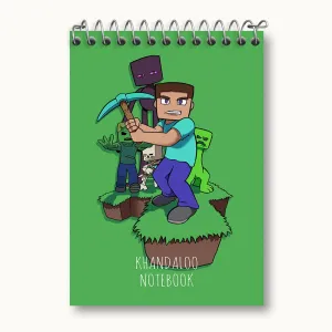 دفتر یادداشت بازی ماینکرافت (Minecraft)