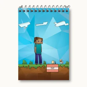 دفتر یادداشت بازی ماینکرافت (Minecraft)