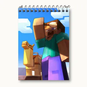 دفتر یادداشت بازی ماینکرافت (Minecraft)