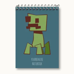 دفتر یادداشت بازی ماینکرافت (Minecraft)