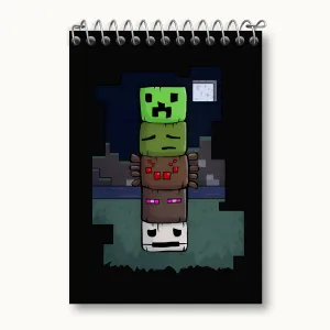 دفتر یادداشت بازی ماینکرافت (Minecraft)